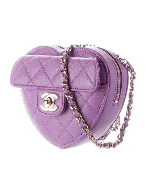 Chanel mini heart bag